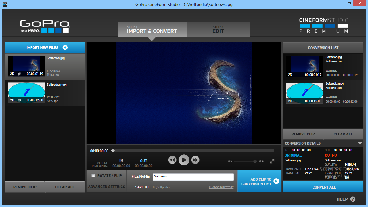gopro cineform codec download mac